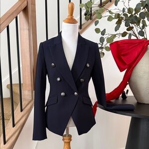 Banana Republic Tailored MIdnight Blue Washable Stretch Blazer Size 2. NWT